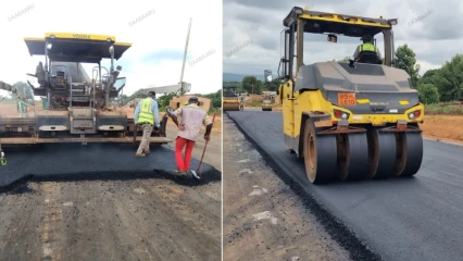 CHARGÉE DU BITUMAGE DE LA ROUTE KOTA-KOUANDÉ : Adéoti Sa construit une infrastructure de haute qualité au goût de Talon