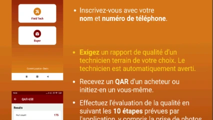 FILIERE ANACARDE AU BÉNIN : L&rsquo;application « Caju » pour évaluer la qualité des amandes