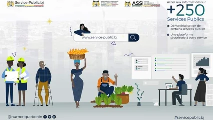 LANCEMENT DU PORTAIL NATIONAL DES SERVICES PUBLICS : L’administration désormais à portée de main .290 services répertoriés .55 e-services .24 ministères concernés