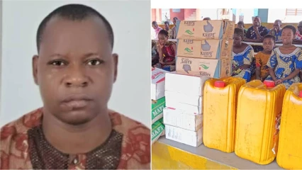 Don de vivres aux pensionnaires du cpsa de Parakou: Dr Malick Babah Daouda, le bon samaritain