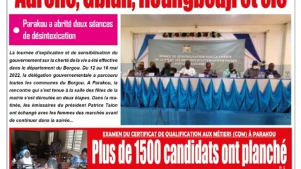 UNE DU MARDI 17 MAI 2022