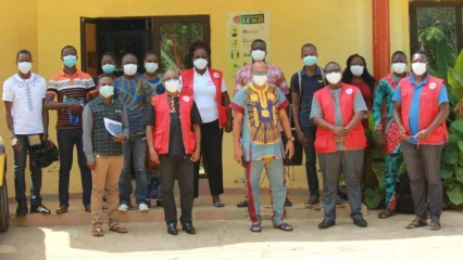 LUTTE CONTRE LA COVID-19 DANS LE BORGOU : La Croix-Rouge béninoise outille des journalistes