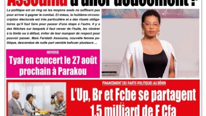 UNE DU MARDI 9 AOÛT 2022