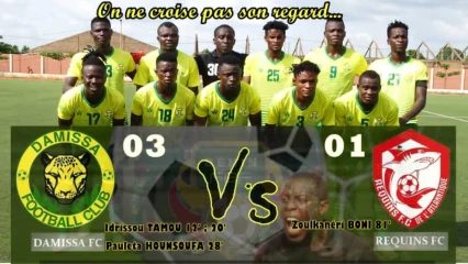 17E JOURNÉE/ SUPER LIGUE PRO :  Damissa bat Requins avant l&rsquo;assaut de Béké