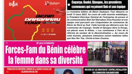 UNE DU LUNDI 13 MARS 2023