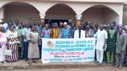 PARAKOU/ASSEMBLÉE GÉNÉRALE ORDINAIRE EXERCICE CLOS AU 31 DÉCEMBRE 2022 : Les progrès d’AgriFinance passés en revue