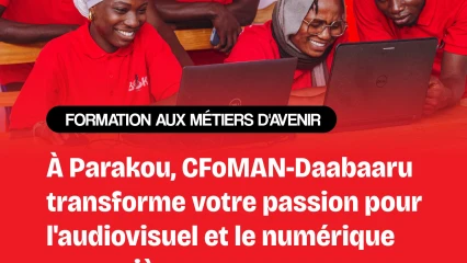Formation dans les métiers de l'audiovisuel et du numérique :Cfoman-Daabaaru transforme les passionnés en professionnels