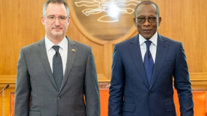 DIPLOMATIE/REÇU PAR LE PRÉSIDENT PATRICE TALON : L&rsquo;ambassadeur des Usa au Bénin présente ses lettres de créance