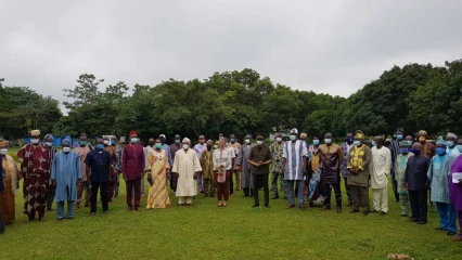 55È JOURNÉE INTERNATIONALE DE L&rsquo;ALPHABÉTISATION A N’DALI : Promotion des langues nationales et Covid-19 au coeur des échanges  . Le Pageda de Sia N&rsquo;Son Ong expose ses acquis