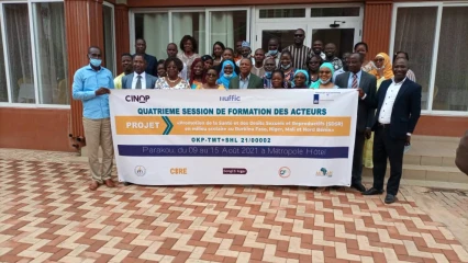 PROMOTION DE LA SANTE, DROITS SEXUELS ET REPRODUCTIFS EN MILIEU SCOLAIRE AU NORD-BENIN : Les acteurs du projet Okp-Tmt+Shl 21/00002 en formation à Parakou