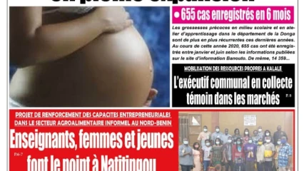 Parution du mardi 08 décembre 2020