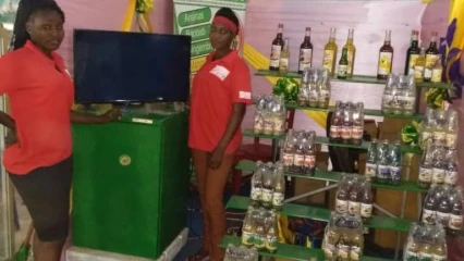 FOIRE INTERNATIONALE DE PARAKOU 2019  : Les jus de fruits naturels Amdagri au stand K329