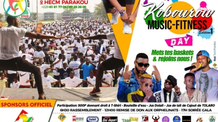 PARAKOU/POUR FINIR EN BEAUTE L&rsquo;ANNEE 2021 : ‘’Kobourou Fitness Club’’ vous offre un géant concert sportif le 26 prochain