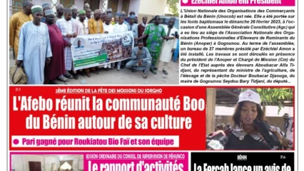 UNE DU LUNDI 27 FÉVRIER 2023