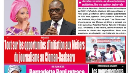 UNE DU VENDREDI 13 OCTOBRE 2023