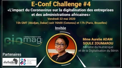 BÉNIN/COVID-19 : Aurelie Adam Soulé Zoumarou, l’invitée de l’E-conf
