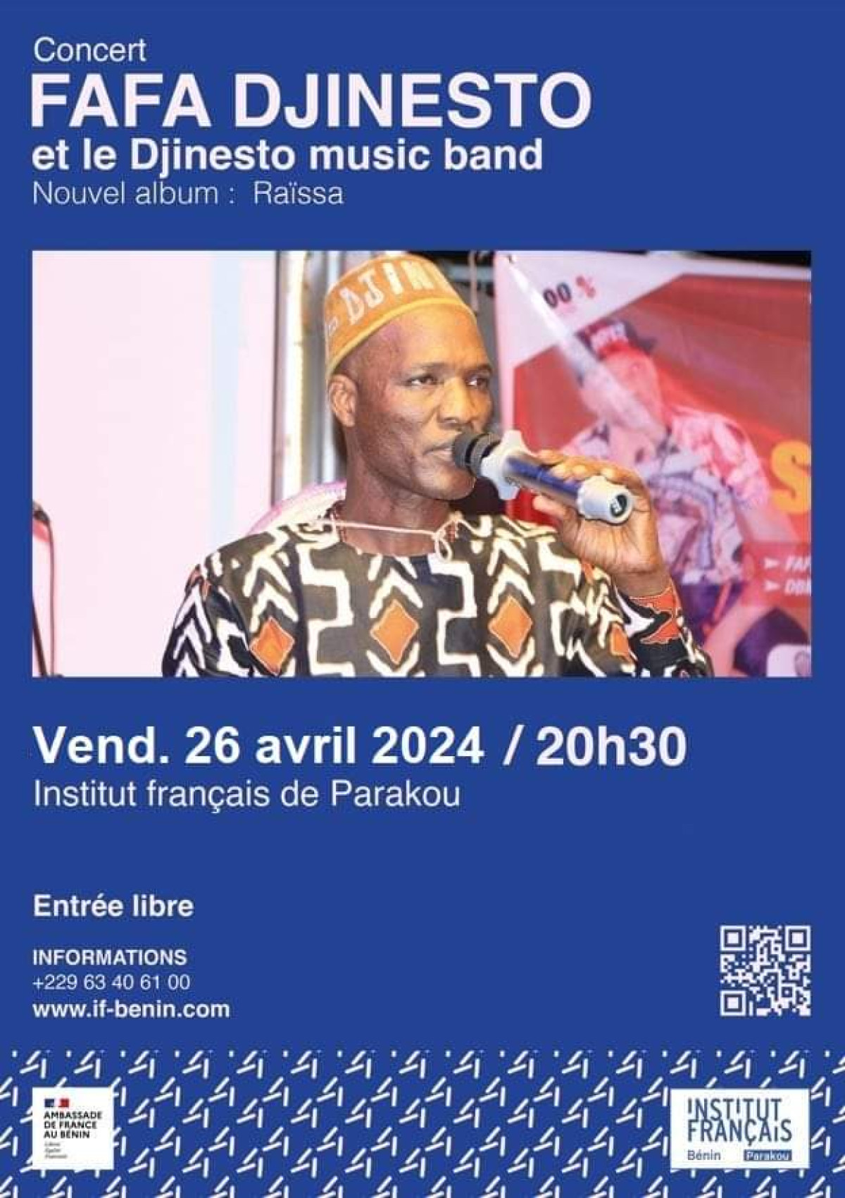 NOUVELLE DATE DU CONCERT DE FAFA DJINESTO À PARAKOU : L&rsquo;artiste redonne rendez-vous à ses fans, le 26 avril