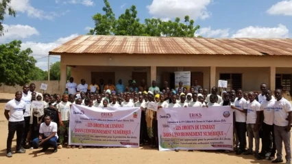 33E ÉDITION DE LA JOURNÉE DE L&rsquo;ENFANT AFRICAIN À SÉGBANA : Les filles leaders du F2s de Dedras-Ong célèbrent l&rsquo;évènement