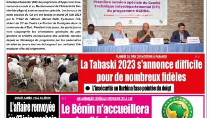 UNE DU MERCREDI 21 JUIN 2023