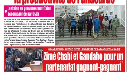 Parution du mercredi 18 août 2021