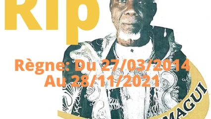 CARNET NOIR A PARAKOU :  Sina-Guemagui Soso 2, roi de Guema n’est plus