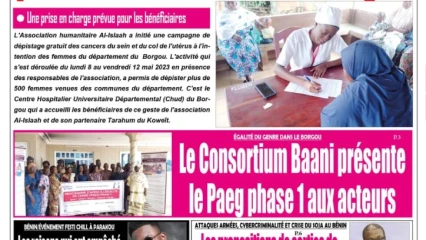 UNE DU LUNDI 15 MAI 2023