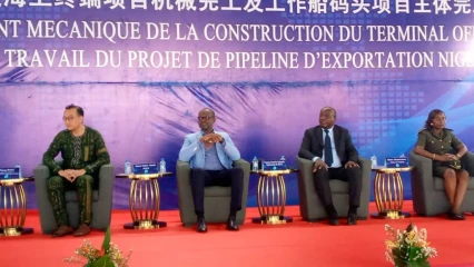 APRÈS 20 MOIS D&rsquo;EXÉCUTION SUR LE TERRAIN : Le projet de pipeline d&rsquo;export Niger-Benin désormais une réalité  . Le ministre Adambi salue la Chine pour le respect de l&rsquo;engagement