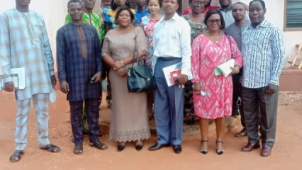 UNIVERSITE NATIONALE DES SCIENCES, TECHNOLOGIES, INGENIERIE ET MATHEMATIQUES D’ABOMEY : Le recteur Joachim installe le directeur de l&rsquo;Enstp et son adjoint