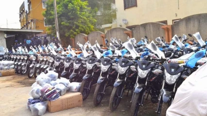 SÉCURISATION DES ESPACES FRONTALIERS AU BÉNIN : Les Forces de Défense et de Sécurité dotées de motos