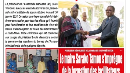 Parution du mercredi 31 janvier 2024