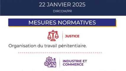 Conseil des ministres du mercredi 22 janvier 2025: voici les grandes décisions prises 