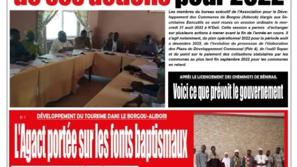 UNE DU VENDREDI 2 SEPTEMBRE 2022