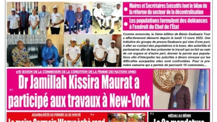 UNE DU LUNDI 20 MARS 2023