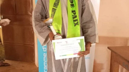 COMMUNE DE OUASSA-PÉHUNCO : Rachidi Adam distingué Meilleur Ambassadeur de Paix