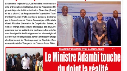 Parution du vendredi 26 janvier 2024