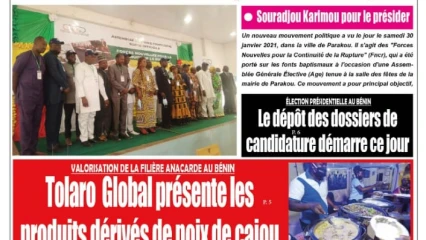 Parution du 1er février 2021