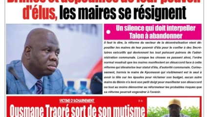 UNE DU VENDREDI 8 AVRIL 2022