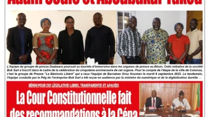 UNE DU JEUDI 8 SEPTEMBRE 2022