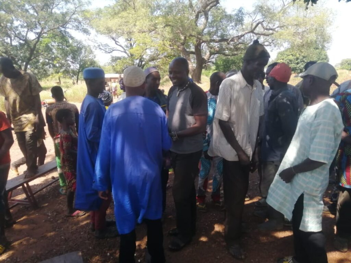 TOUCOUNTOUNA/COHABITATION  ENTRE AGRICULTEURS ET ÉLEVEURS :  L&rsquo;Ong les amis du monde sensibilise les populations de Tchanhorta 