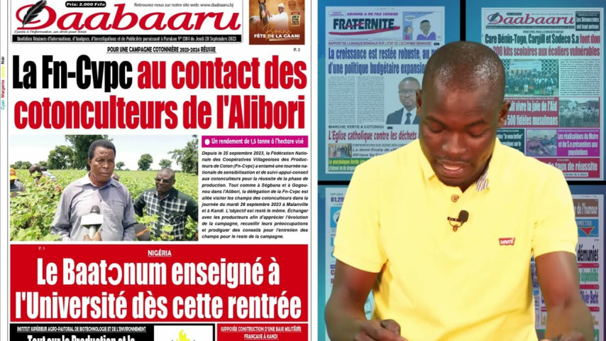 Revue des titres hebdomadaire du Quotidien Daabaaru de ce Samedi 30 Septembre 2023 sur Daabaaru TV