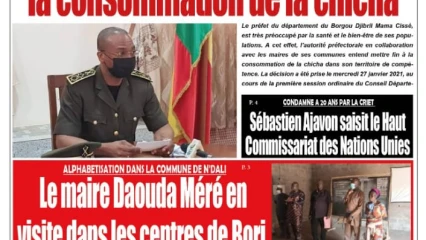 Parution du jeudi 28 janvier 2021