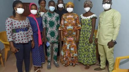 SEANCE D&rsquo;ECHANGE ENTRE LA PRESIDENTE D&rsquo;HONNEUR DE LA FONDATION HYSTERESIS ET DES JEUNES BENEFICIAIRES : Aurélie Adam Soulé donne des astuces pour réussir dans le secteur du numérique