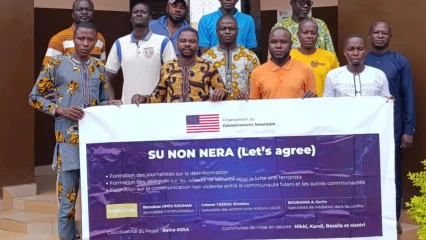 Mise en œuvre du projet “Su non nera” de l&rsquo;ambassade des Usa: des journalistes de Nikki et Kalalé outillés sur la désinformation 
