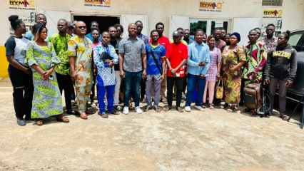 APRÈS LEUR PARTICIPATION À UN ATELIER SUR LA DÉSINFORMATION AU TOGO ORGANISÉ PAR L’AMBASSADE DES ÉTATS-UNIS,  Des participants font la restitution aux journalistes du septentrion