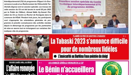 UNE DU MERCREDI 21 JUIN 2023