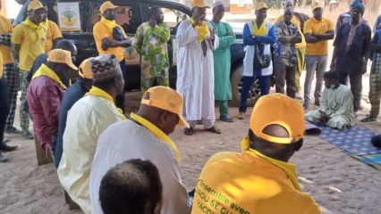 EN CAMPAGNE ELECTORALE A KALALÉ : Yacoubou Orou Sé de l’Up le Renouveau obtient le soutien des populations de Bagaria, Angaradebou et Gando-Baka