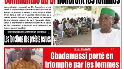 UNE DU LUNDI 21 MARS 2022