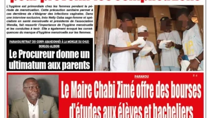 UNE DU MARDI 5 SEPTEMBRE 2023