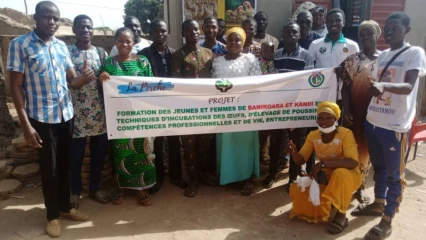 ENTREPRENEURIAT ET PROMOTION DE L’AVICULTURE  : Cedel Ong et ‘’La Perche’’ forment 20 jeunes de Banikoara 