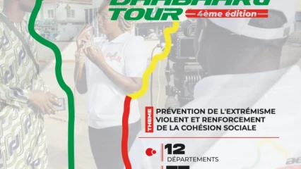 4ÈME ÉDITION DE BÉNIN DAABAARU TOUR : Devenez partenaire de la plus grande tournée médiatique du Bénin . C&rsquo;est du 19 février au 26 Mars . 12 départements, 77 Communes et plus de 3000 localités à parcourir